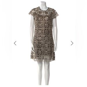 The KOOPLES Elegant Lace Overlay Dress
